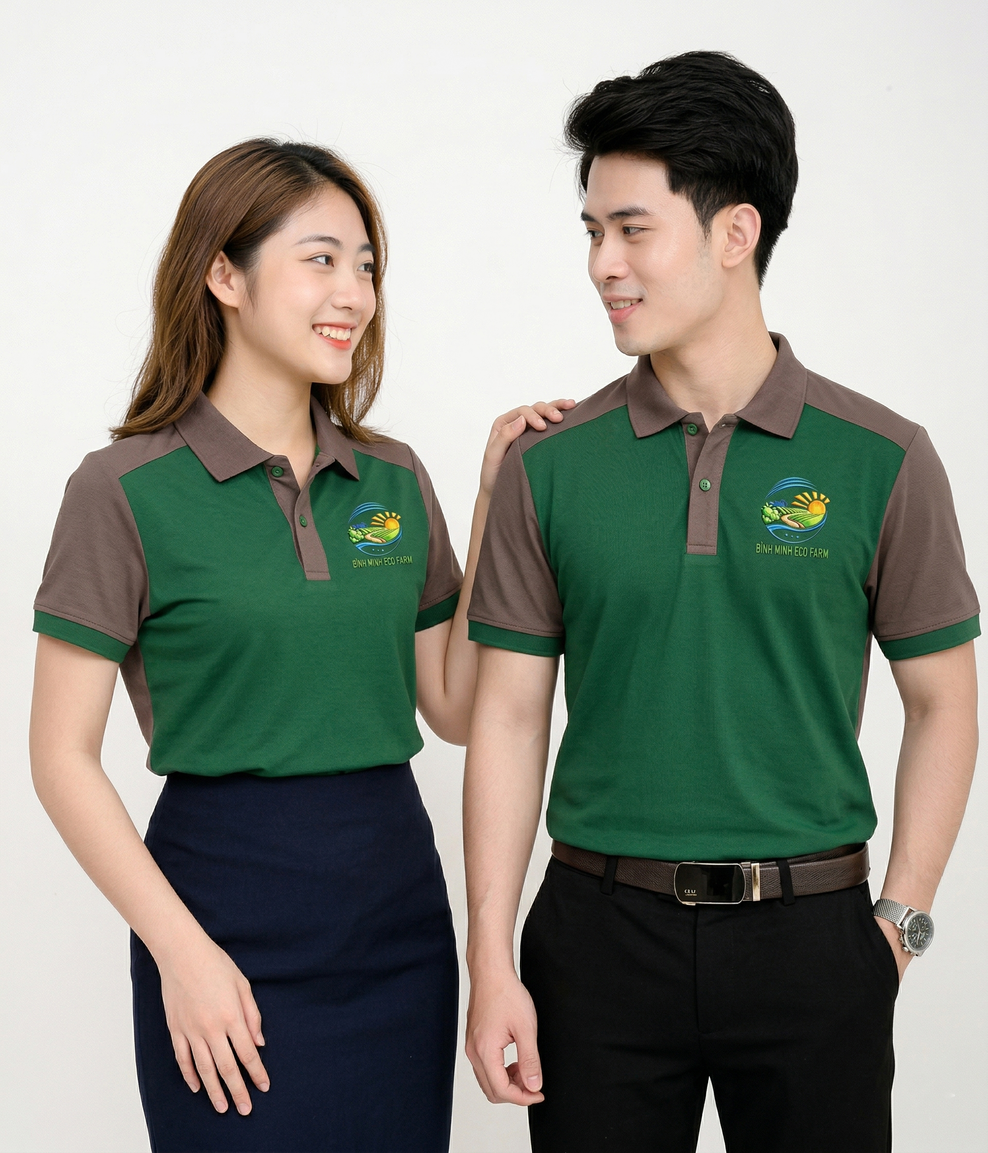 Đồng phục Polo nhân viên Bình Minh Eco Farm